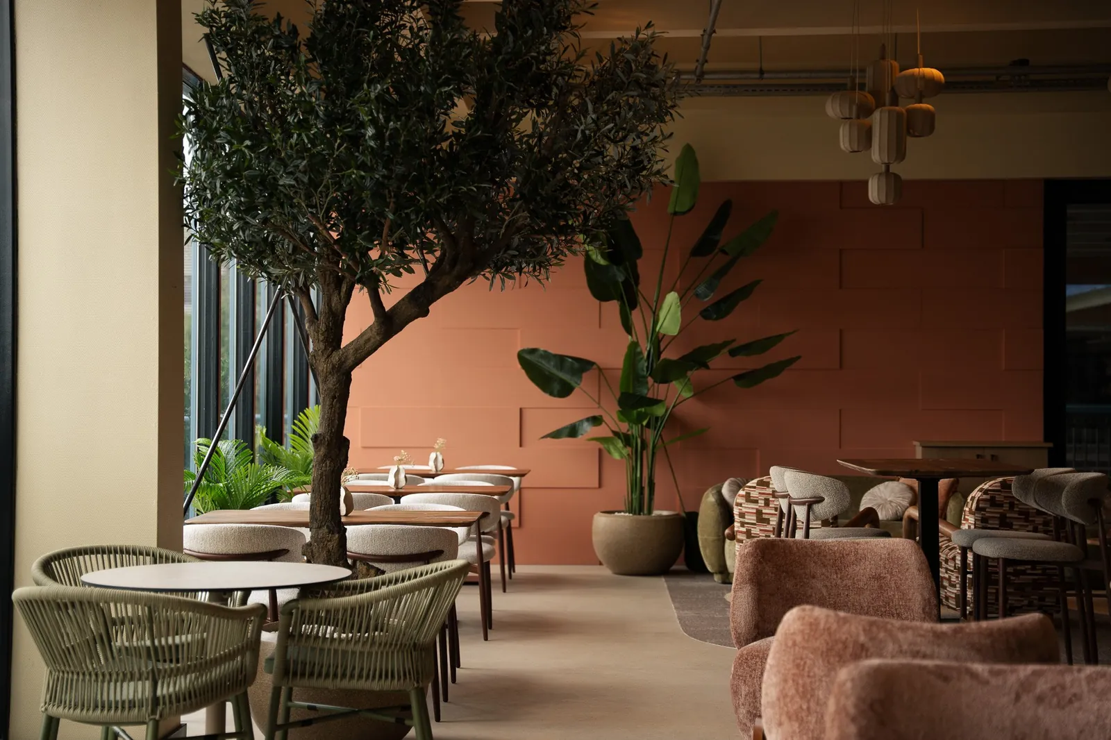 Impressie van het interieur van DOKSIDE